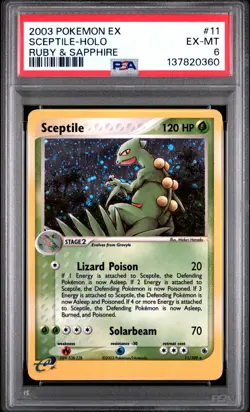 Sceptile 11/109 Holo - PSA 6 - Ruby and Sapphire Set - Pokemon Card - Image 1