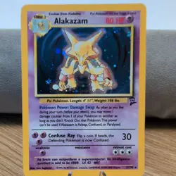 Pokemon Alakazam Base Set 2 1/130 Holo Unlimited Rare - Image 1