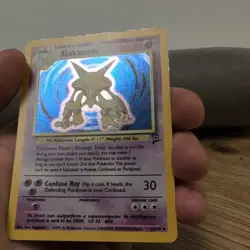 Pokemon Alakazam Base Set 2 1/130 Holo Unlimited Rare - Image 5