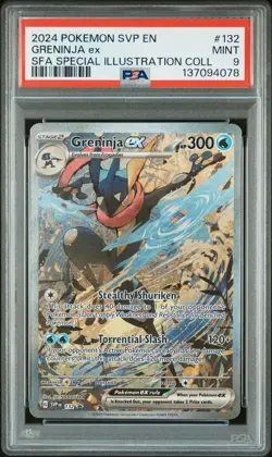 Greninja Ex Pokemon Svp En-Sv Black Star Promo 132 PSA 9 - Image 1