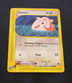 Clefairy 101/165 - NON-HOLO - Expedition - eREADER - WOTC POKEMON CARD - NM - Image 1