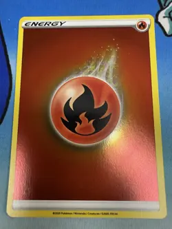 Fire Energy Reverse Holo Champions Path 2020 Pokemon Card - Image 1