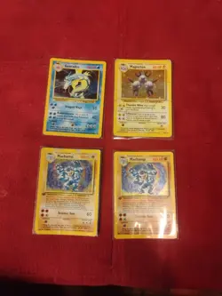 Lot Of 4 Pokemon Base Set,Holo,2 1st Edition Cards Pre-owned - Image 1