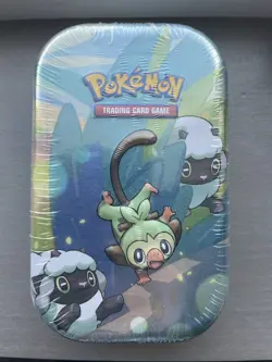 Pokemon TCG: Galar Pals Mini Tin (Grookey & Wooloo) C23 Factory Sealed - Image 1