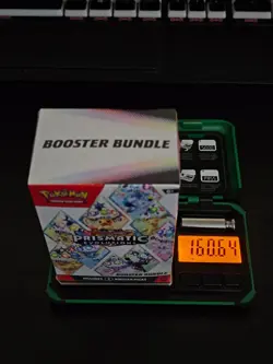 Pokemon TCG Prismatic Evolutions Booster Bundle – 160.64g HEAVY 🔥 - Image 1