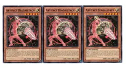 Yugioh- 3X Artifact Beagalltach - Common - Unlimited - PRIO-EN012 - Light Play - Image 1