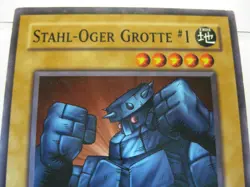 Yu-Gi-Oh! Stahl-Oger Grotte 1 LOB-G090 1. Auflage NM sehr selten Old scool - Image 2