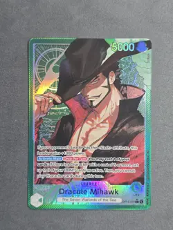 Dracule Mihawk OP14-020 (L) Alt Art One Piece TCG: The Azure Sea's Seven MINT - Image 1