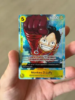 One Piece Monkey D.Luffy OP07-109 Alt Art Parallel LP - Image 1