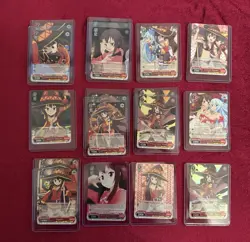 Weiss Schwarz Konosuba Megumin Foil Lot - 17 Cards - Re:Edit KS/W75 - Alt Art - Image 1