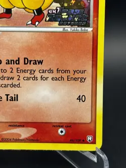 2004 Magmar EX Team Rocket Returns 44/109 Reverse Holo Stamped Pokemon Card LP + - Image 3