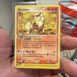 Pokemon Arcanine EX Sandstorm Trading Card 15/100 Regular Rare - Image 1