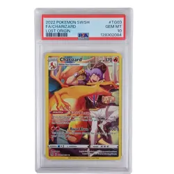 PSA 10 Charizard TG03 Lost Origin Trainer Gallery Holo Pokemon Card - Image 1