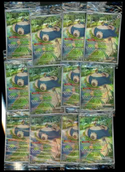 x12 Snorlax 051 Black Star Promo 2023 151 ETB IR Holo SEALED Pokemon Card TCG - Image 1