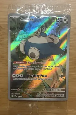 Pokemon TCG Snorlax 151 Promo Card Sealed - Image 1