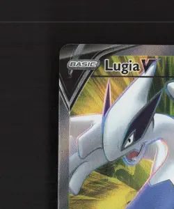 Lugia V 185/195 Silver Tempest Full Art Ultra Rare Holo Pokemon Card NM - Image 3