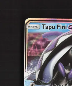 Tapu Fini GX 39/147 Burning Shadows Ultra Rare Holo Pokemon Card NM - Image 3