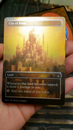 City of Brass FOIL Proxy Card with Custom Fantasy Art - Image 2