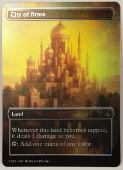 City of Brass FOIL Proxy Card with Custom Fantasy Art - Image 3