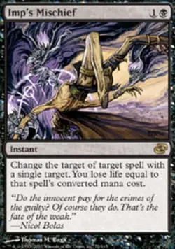 1x Imp's Mischief Heavy Play MTG Magic - Kid Icarus - - Image 1