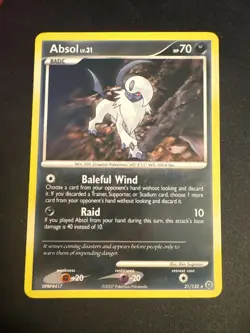 Absol 21/132 Pokemon Secret Wonders Rare 2007 LP - Image 1