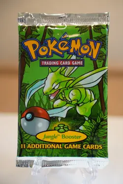 Pokemon Jungle Unlimited 1999 Scyther Artwork Booster Pack WOTC Sealed - Image 1