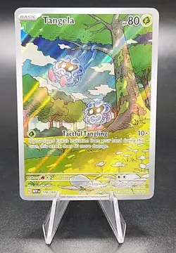 Pokemon Scarlet & Violet 151 English Tangela Illustration Rare 178/165 - Image 1