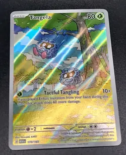 Pokemon Scarlet & Violet 151 English Tangela Illustration Rare 178/165 - Image 3