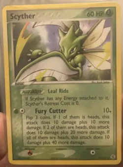 EX FireRed & LeafGreen Scyther Non-Holo 29/112 - Pokemon TCG (2004) - Image 1
