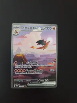 Charizard Ex 199/165 151 Rara holo secret Ultra Full Art Pokemon ita psa V GX Ai - Image 1