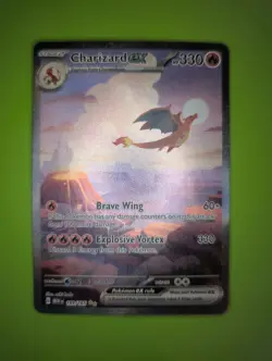 Pokemon TCG Charizard EX Sir 199/165 --Scarlet & Violet 151 --English, Ungraded - Image 1