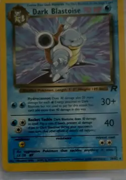 Pokemon Dark Blastoise 20/82 Team Rocket Rare Regular Wizards 2000 - Image 1