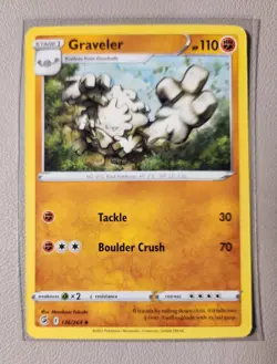 Graveler 136/264 Pokemon card Fusion Strike uncommon NM - Image 1