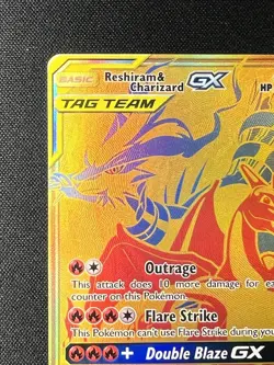 ❤‍🔥 Pokemon Charizard & Reshiram GX SM247 Black Star Promo English NM ✨ - Image 5
