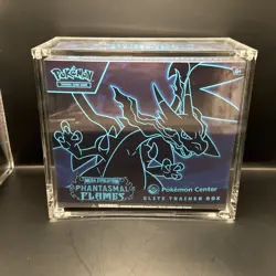 Sealed Phantasmal Flames Pokemon Center Elite Trainer Box ETB With Acrylic Case - Image 1