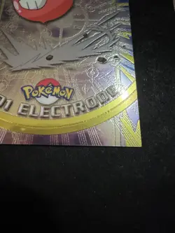 2000 Topps Chrome Pokemon TV Animation Edition Series 2 Foil #101 Electrode NM - Image 4