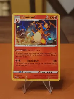 Charizard - 25/185 - Pokemon (Cracked Ice Holo) - Deck Exclusives NM - Image 1
