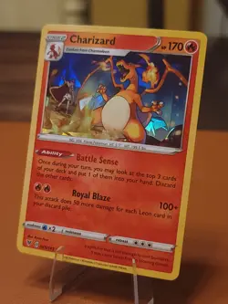 Charizard - 25/185 - Pokemon (Cracked Ice Holo) - Deck Exclusives NM - Image 2
