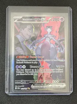 Pokemon TCG Team Rockets Mewtwo EX 231/182 Full Art Destined Rivals English - Image 1