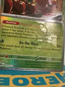 Dipplin ( Pattern) Uncommon Prismatic Evolutions 010/131 NM Master Ball Pokemon - Image 2