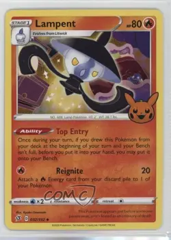 Lampent Pokemon Sword & Shield Trick or Trade BOO-ster #032 - Image 1