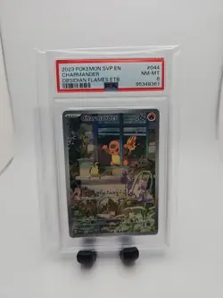 2023 Pokemon Charmander 044 Promo Obsidian Flames PSA 8 - Image 1