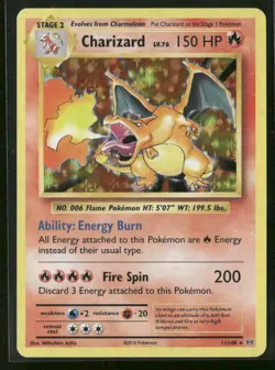Charizard Holo #11/108 XY Pokemon (1A) - Image 1