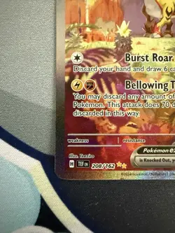 Pokemon TCG Raging Bolt EX 208/162 --SIR --Temporal Forces --Near Mint - Image 3