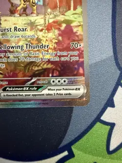 Pokemon TCG Raging Bolt EX 208/162 --SIR --Temporal Forces --Near Mint - Image 4