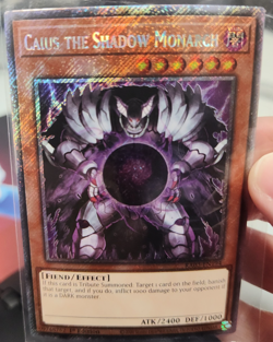 YuGiOh Caius the Shadow Monarch Platinum 1st Edition A - Image 1
