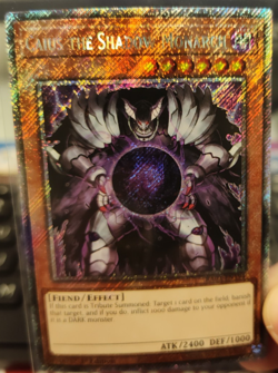 YuGiOh Caius the Shadow Monarch Platinum 1st Edition B - Image 1