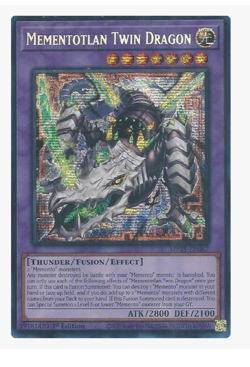 Mementotlan Twin Dragon - MP25-EN067 - Prismatic Secret Rare YuGiOh - Image 1