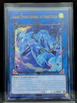 Yugioh Radiant Typhoon Varuroon, the Marine Eidolon BPRO-EN049 Ultra Rare NM - Image 1