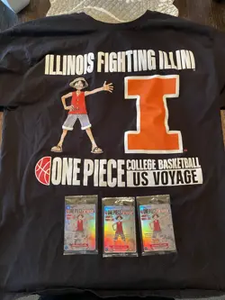 Bandai Namco One Piece US Voyage Promo Holo Monkey D. Luffy Lot of 3 Sealed - Image 2